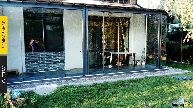 Безрамные раздвижные системы от компании PanoramGlass Одесса - изображение 1