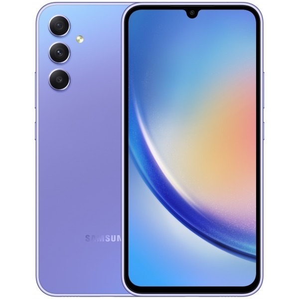 Смартфон Samsung Galaxy A34 A346E 6/128GB Light Violet (SM-A346ELVASEK) UA (Код товару:27125) Харьков - изображение 1