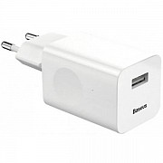 Мережевий зарядний пристрій Baseus Charging Quick Home Charger 1USB 3A White (CCALL-BX02) (Код товар Харьков