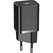 Мережевий зарядний пристрій Baseus Super Si QC&PD 3.0 Type-C 20W 3A Black (CCSUP-B01) (Код товару:20 Харьков