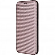 Чохол-книжка Anomaly Carbon для Xiaomi Redmi 10C/Poco C40 Rose Gold (Код товару:22074) Харьков
