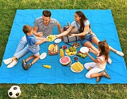 Большой пляжный, кемпинговый коврик Retoo 240х200 см ЧЕРНЫЙ Киев
