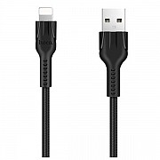 Кабель Hoco U31 Benay USB to Lightning 2.4A 1m Black (Код товару:14134) Харьков