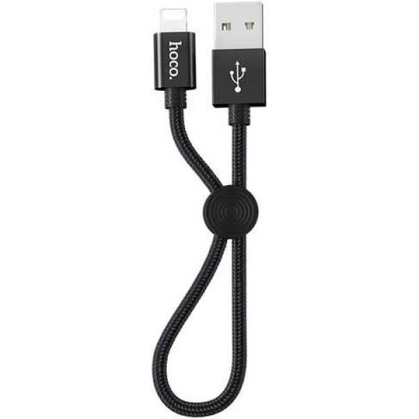 Кабель Hoco X35 Premium USB to Lighning 0.25m Black (Код товару:20759) Харьков - изображение 1