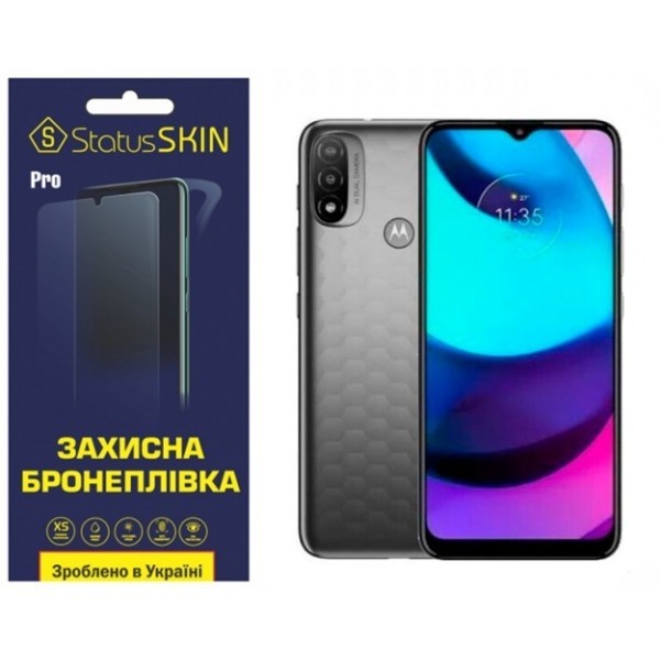 Поліуретанова плівка StatusSKIN Pro на екран Motorola E20 Глянцева (Код товару:27776) Харьков - изображение 1