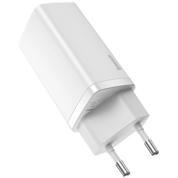 Мережевий зарядний пристрій Baseus GaN2 Lite Quick ChargerC+U 65W EU White (CCGAN2L-B02) (Код товару Харьков - изображение 1