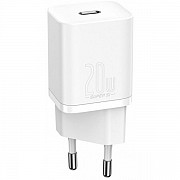 Мережевий зарядний пристрій Baseus Super Si QC&PD 3.0 Type-C 20W 3A White (CCSUP-B02) (Код товару:27 Харьков
