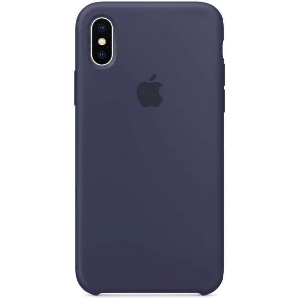 Apple Silicone Case для iPhone XS Max Midnight Blue (Код товару:27960) Харьков - изображение 1