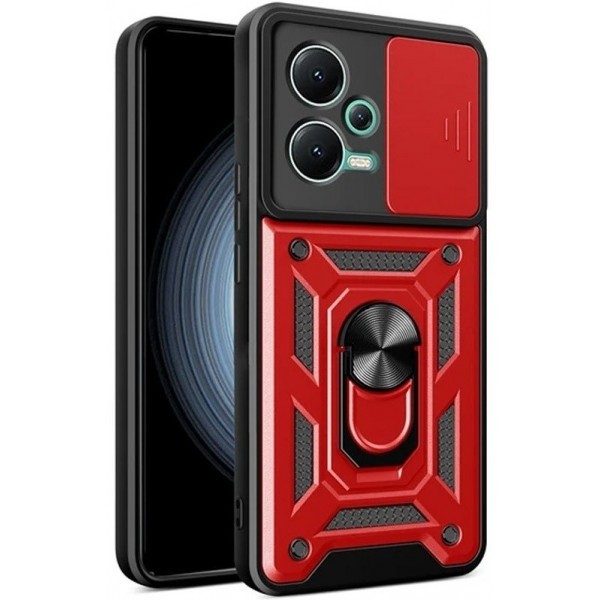 Чохол Camshield Serge Ring для Xiaomi Redmi Note 12 5G/Poco X5 5G Червоний (Код товару:27945) Харьков - изображение 1