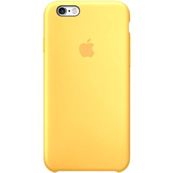 Apple Silicone Case для iPhone 6 Plus/6S Plus Yellow (Код товару:27961) Харьков - изображение 1