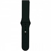 Ремінець Silicone для Samsung Watch Active/Galaxy S4 42mm/Gear S2/Xiaomi Amazfit (20mm) Black (Код т Харьков