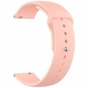 Ремінець Silicone для Samsung Watch Active/Galaxy S4 42mm/Gear S2/Xiaomi Amazfit (20mm) Light Pink ( Харьков