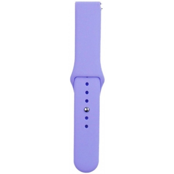 Ремінець Silicone для Samsung Watch Active/Galaxy S4 42mm/Gear S2/Xiaomi Amazfit (20mm) Lilac (Код т Харьков - изображение 1