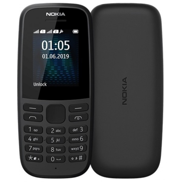 Телефон Nokia 105 DS 2019 Black Харьков - изображение 1