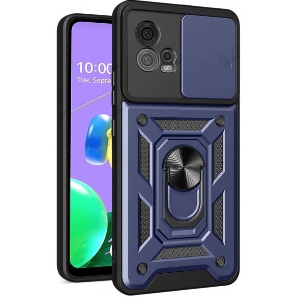 Чохол Camshield Serge Ring for Magnet для Motorola G72 Blue (Код товару:28044) Харьков - изображение 1