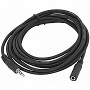 Аудіо-кабель Atcom mini-jack 3.5мм(M)-mini-jack 3.5мм(F) 1,8м, Black (16847) (Код товару:23243) Харьков