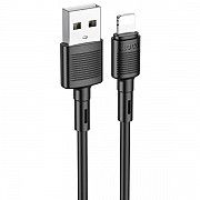 Кабель Hoco X83 Victory USB to Lightning 1m Black (Код товару:27898) Харьков