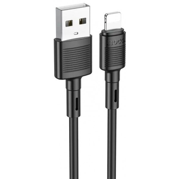 Кабель Hoco X83 Victory USB to Lightning 1m Black (Код товару:27898) Харьков - изображение 1