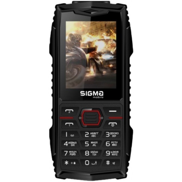 Телефон Sigma mobile X-treme AZ68 DS Black/Red (Код товару:16827) Харьков - изображение 1