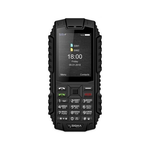 Телефон Sigma mobile X-treme DT68 DS Black (Код товару:14786) Харьков - изображение 1