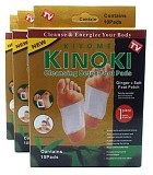 Пластир для ніг Kinoki Голд 10 шт. детоксикація догляд за ногами Імбирь Киев