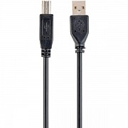 Кабель для принтера Cablexpert CCP-USB2-AMBM-15 USB 2.0 AM/BM 4.5 м Premium quality Black (Код товар Харьков