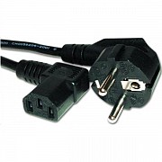 Кабель живлення 2-контактний Atcom 0,5 мм CEE 7/16 - IEC C7, 1.8 м (Код товару:16502) Харьков