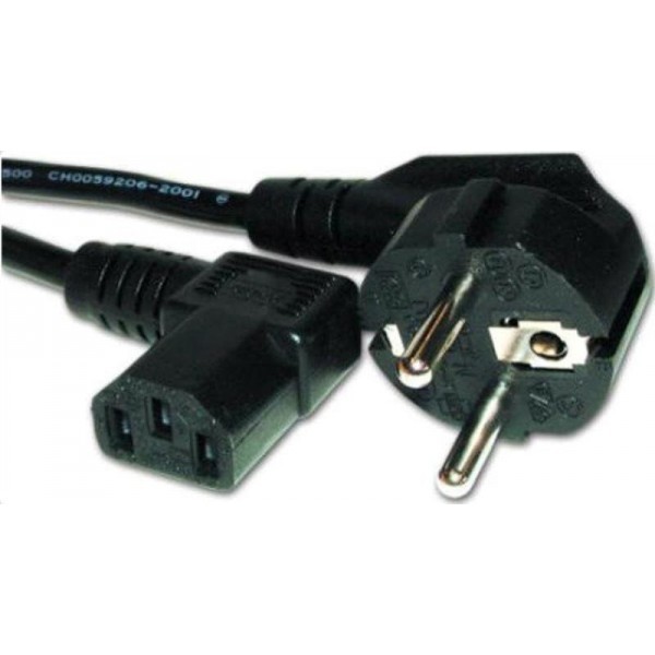 Кабель живлення 2-контактний Atcom 0,5 мм CEE 7/16 - IEC C7, 1.8 м (Код товару:16502) Харьков - изображение 1