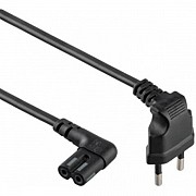 Кабель живлення кутовий Cablexpert (PC-184L) CEE7/16-C7 1.0 м (Код товару:14589) Харьков