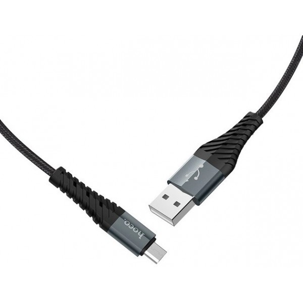 Кабель Hoco X38 Cool USB to Micro 3A 0.25m Black (Код товару:28176) Харьков - изображение 1