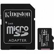 Карта пам'яті Kingston microSDXC 64GB Canvas Select Plus UHS-I/U1 (SDCS2/64GB) (Код товару:13629) Харьков