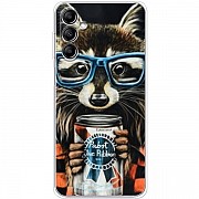 Чохол BoxFace для Samsung A14 A145/A14 5G A146 Єнот з банкою (Код товару:28263) Харьков