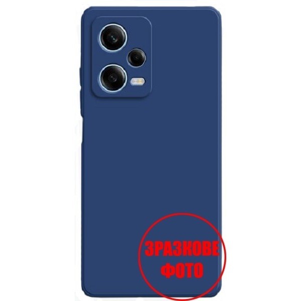 Чохол Liquid Silicone для Xiaomi Redmi 12C/11A/Poco C55 Navy Blue (Код товару:28397) Харьков - изображение 1
