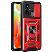 Чохол Camshield Serge Ring for Magnet для Xiaomi Redmi 12C/11A/Poco C55 Red (Код товару:28410) Харьков