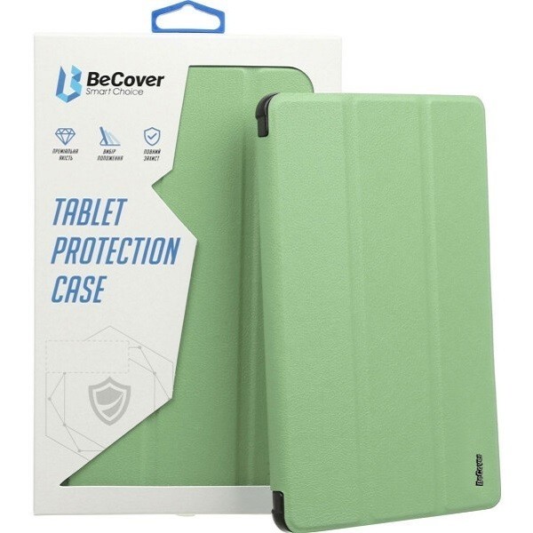 Чохол-книжка Becover Soft Edge для Samsung Tab A8 2021 10.5 X200/X205 Green (Код товару:28433) Харьков - изображение 1