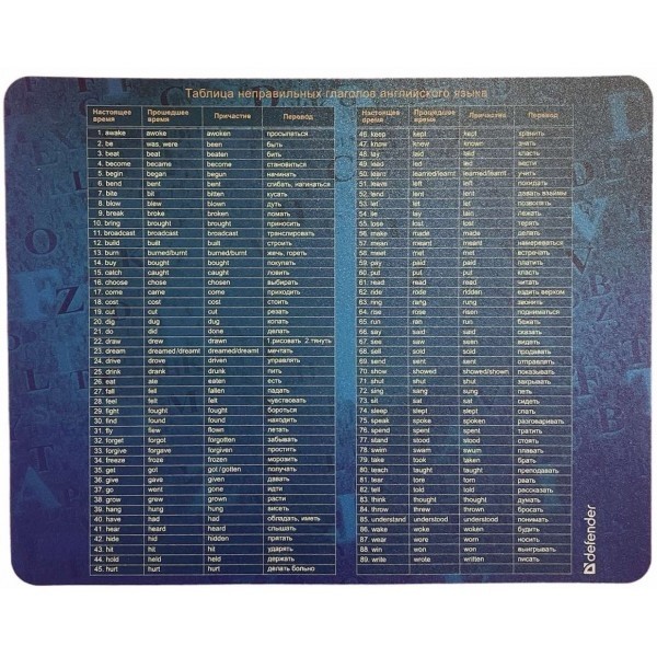 Килимок для миші Defender School 240x190x0.4 мм (50305) (Код товару:28208) Харьков - изображение 1