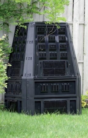 Компостер садовый Prosperplast "Evogreen", цвет: черный, 850 л Хорол - изображение 1