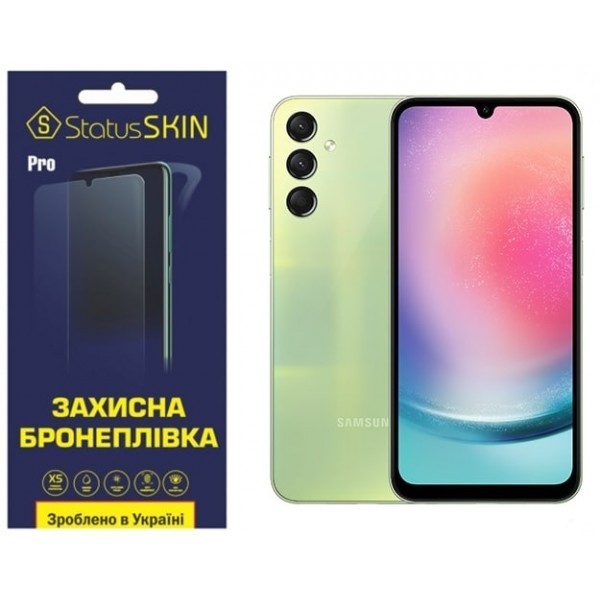 Поліуретанова плівка StatusSKIN Pro на екран Samsung A24 A245 Глянцева (Код товару:28529) Харьков - изображение 1