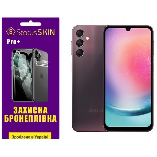 Поліуретанова плівка StatusSKIN Pro+ на екран Samsung A24 A245 Глянцева (Код товару:28533) Харьков - изображение 1