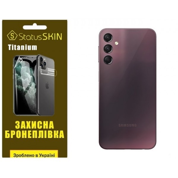 Поліуретанова плівка StatusSKIN Titanium на корпус Samsung A24 A245 Глянцева (Код товару:28540) Харьков - изображение 1