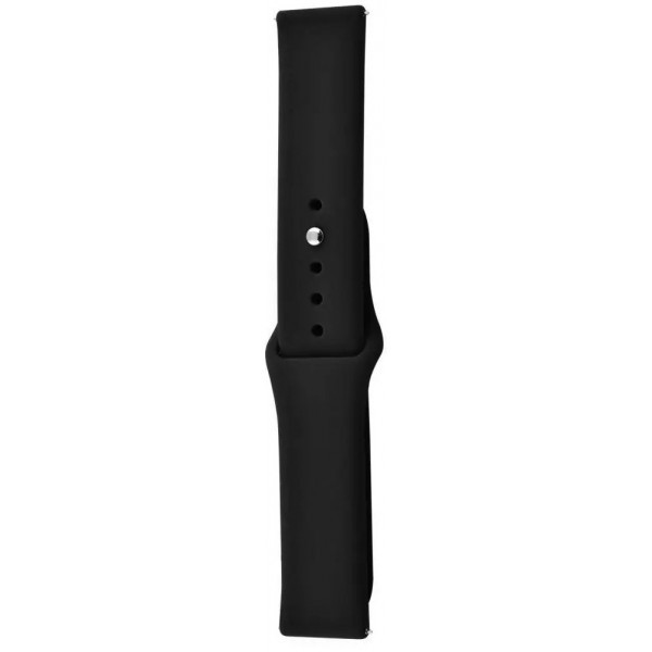 Ремінець Silicone для Samsung Watch Gear S3/Watch 46 mm/Xiaomi Amazfit (22mm) Black (Код товару:2820 Харьков - изображение 1