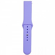 DM Ремінець Silicone для Samsung Watch Gear S3/Watch 46 mm/Xiaomi Amazfit (22mm) Lilac (Код товару:2 Харьков