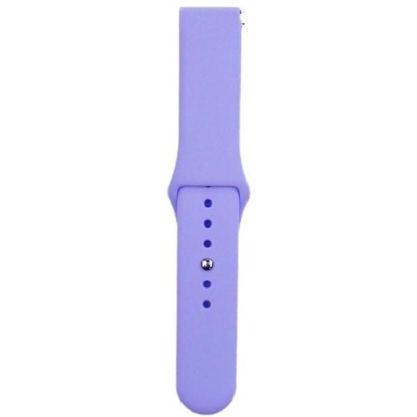 DM Ремінець Silicone для Samsung Watch Gear S3/Watch 46 mm/Xiaomi Amazfit (22mm) Lilac (Код товару:2 Харьков - изображение 1