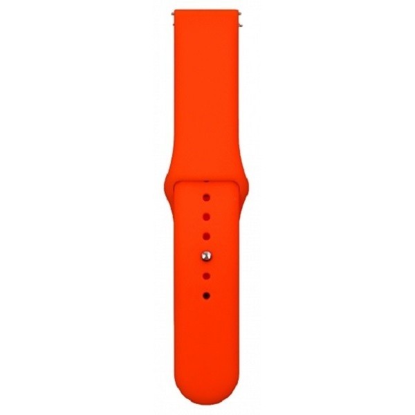 DM Ремінець Silicone для Samsung Watch Gear S3/Watch 46 mm/Xiaomi Amazfit (22mm) Orange (Код товару: Харьков - изображение 1