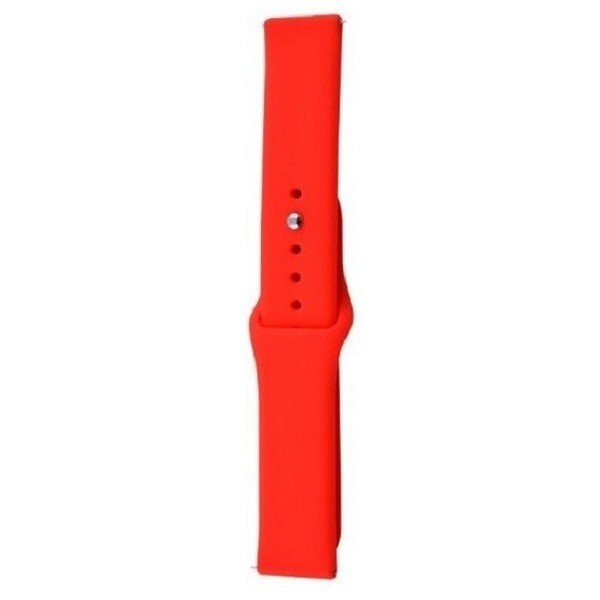 Ремінець Silicone для Samsung Watch Gear S3/Watch 46 mm/Xiaomi Amazfit (22mm) Red (Код товару:28194) Харьков - изображение 1