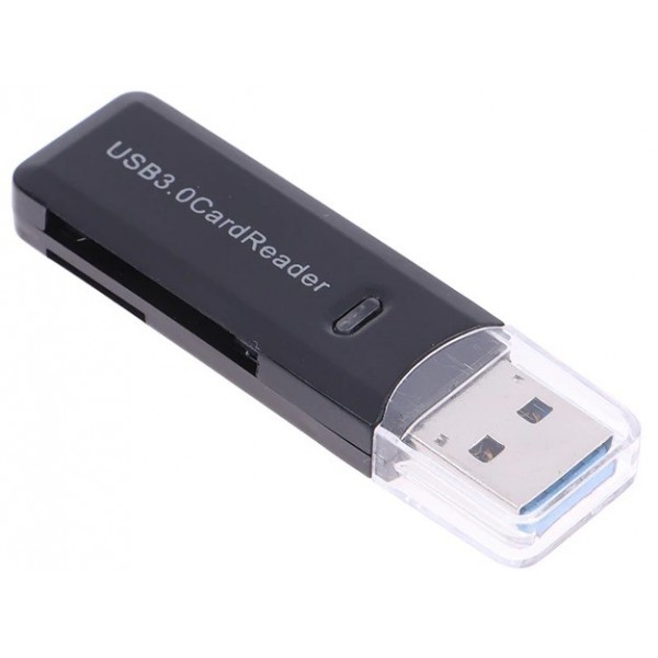 DM Кардрідер Smart Card USB 2.0 TF SD Memory Black (Код товару:28417) Харьков - изображение 1