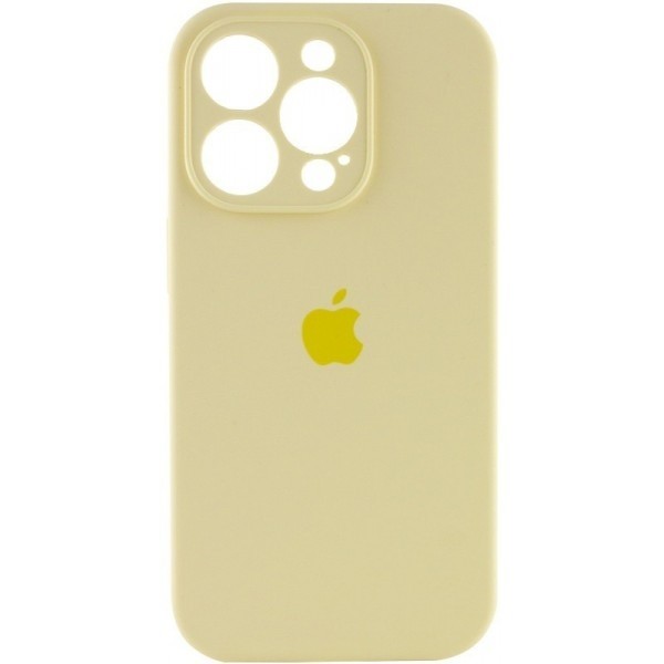 Apple Silicone Case Full Camera для iPhone 14 Pro Max Mellow Yellow (Код товару:28759) Харьков - изображение 1