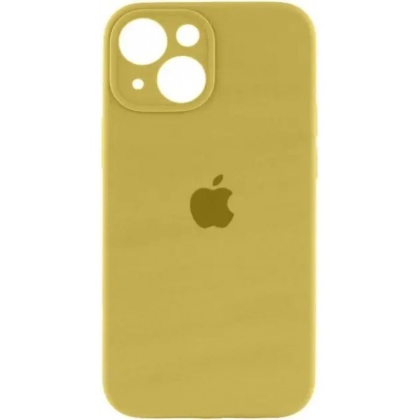 Apple Silicone Case Full Camera для iPhone 14 Mellow Yellow (Код товару:28728) Харьков - изображение 1