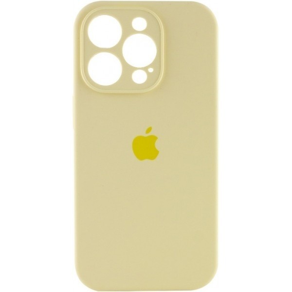 Apple Silicone Case Full Camera для iPhone 14 Pro Mellow Yellow (Код товару:28738) Харьков - изображение 1