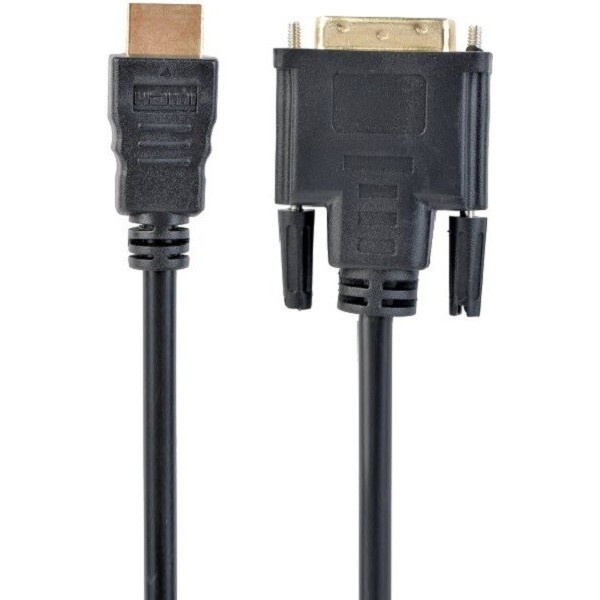 Кабель Cablexpert HDMI-DVI 0.5м Чорний (CC-HDMI-DVI-0.5M) (Код товару:22502) Харьков - изображение 1